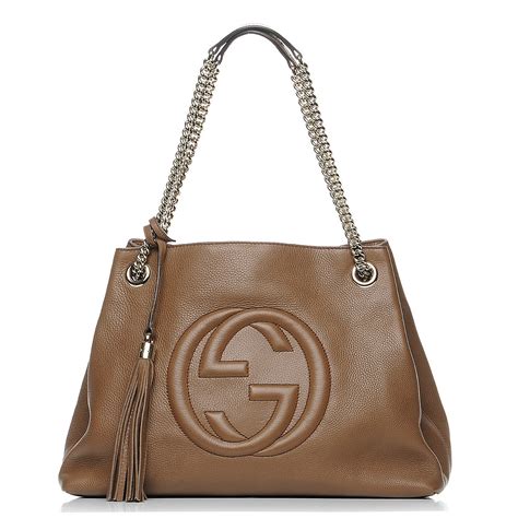 gucci soho leather shoulder bag large|gucci pebbled calfskin medium soho.